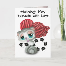 Lemur Surprise Confession — A Sweet Secret Karte