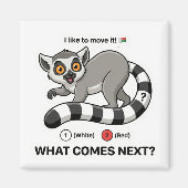 Lemur Tail Color Pattern Magnet (Vorne)