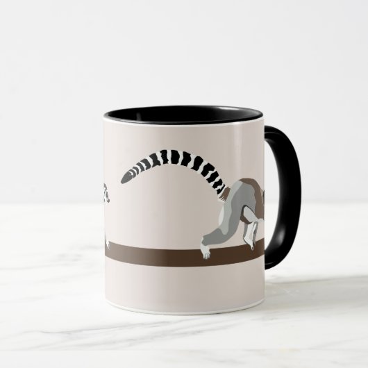 Lemur-Tasse Tasse (VorderseiteRechts)