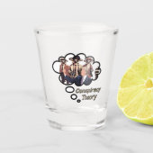 Lemur Verschwörungstheorie Schnapsglas (Vorderseite)