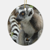 Lemur-Verzierung Keramik Ornament (Links)