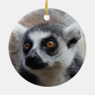 Lemur-Verzierung Keramik Ornament