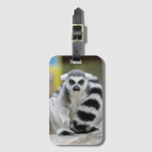 Lemur voller Persönlichkeit Gepäckanhänger (Vorderseite Vertikal)
