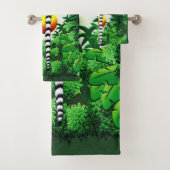 Lemur von Madagaskar Badhandtuch Set (Insitu)