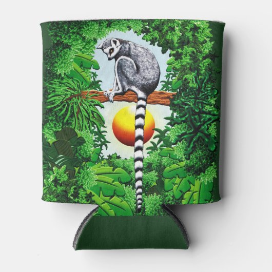 Lemur von Madagaskar Dosenkühler (Vorderseite)