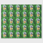 Lemur von Madagaskar Geschenkpapier (Flach)