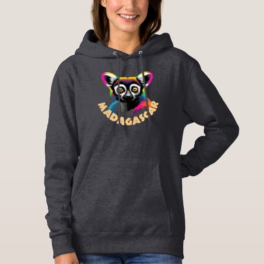 Lemur von Madagaskar Hoodie (Vorderseite)