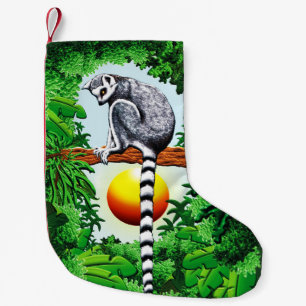 Lemur von Madagaskar Kleiner Weihnachtsstrumpf