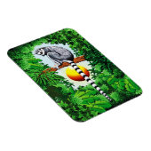 Lemur von Madagaskar Magnet (Rechte Seite)