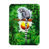 Lemur von Madagaskar Magnet (Vertikal)