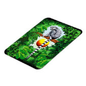 Lemur von Madagaskar Magnet (Linke Seite)