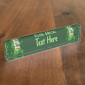 Lemur von Madagaskar Namensplakette (Seite)