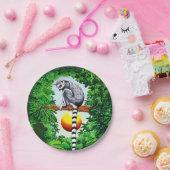 Lemur von Madagaskar Pappteller (Party)