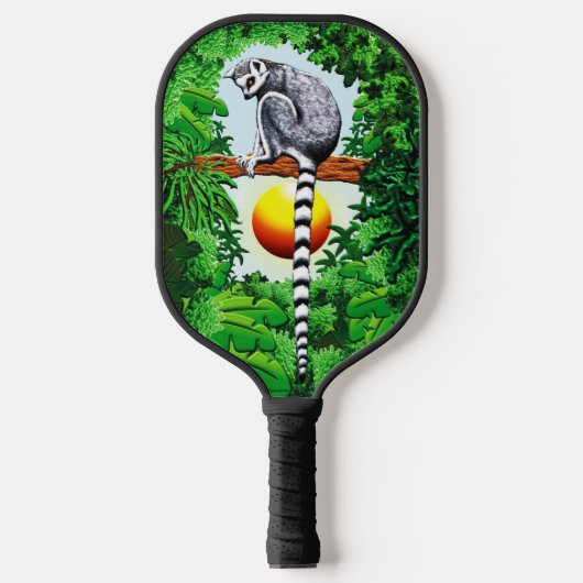 Lemur von Madagaskar Pickleball Schläger (Vorderseite)