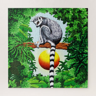 Lemur von Madagaskar Puzzle