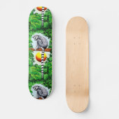 Lemur von Madagaskar Skateboard (Vorderseite)