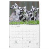 Lemur Wild Primat Welcome Zuhause Destiny Destiny' Kalender (Feb 2026)