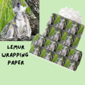 Lemur Wrapping Paper singen Geschenkpapier