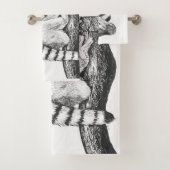 Lemur zeichnend badhandtuch set (Insitu)