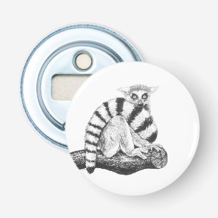Lemur zeichnend flaschenöffner