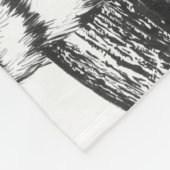 Lemur zeichnend fleecedecke (Ecke)