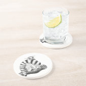 Lemur zeichnend getränkeuntersetzer (Seite)