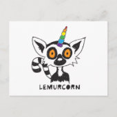 LemurCorn Postkarte (Vorderseite)