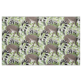 Lemuren auf den Rängen Madagaskars Stoff (Fat Quarter (45,7 x 55,9 cm))