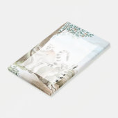 Lemuren-Illustration Post-it Klebezettel (angewinkelt)