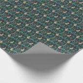 Lemuren in Bäumen Weihnachtspapier Geschenkpapier (Ecke)