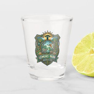 Lemuren-Park Madagaskar Schnapsglas