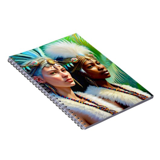 Lemurian Bird People of the Far North Notebook Notizblock (Rechte Seite)