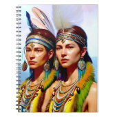 Lemurian Bird People of the Far North Notebook Notizblock (Vorderseite)