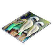 Lemurian Bird People of the Far North Notebook Notizblock (Linke Seite)