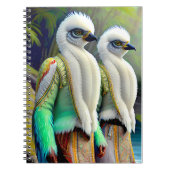 Lemurian Bird People of the Far North Notebook Notizblock (Vorderseite)