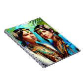 Lemurian Bird People of the Far North Notebook Notizblock (Rechte Seite)
