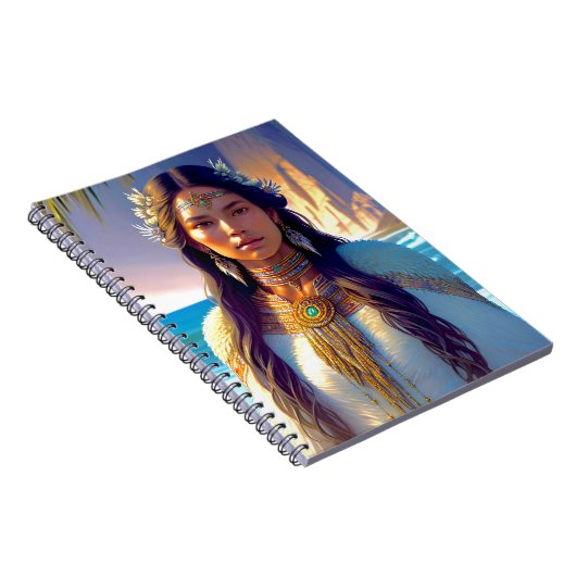 Lemurian Bird People of the Far North Notebook Notizblock (Rechte Seite)