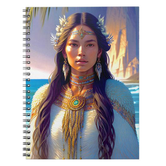 Lemurian Bird People of the Far North Notebook Notizblock (Vorderseite)