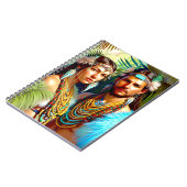 Lemurian Bird People of the Far North Notebook Notizblock (Linke Seite)