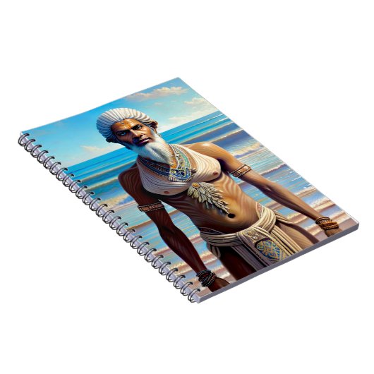 Lemurian Fisherman-Notebook Notizblock (Rechte Seite)