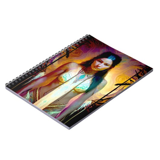 Lemurian Priestess-Notebook Notizblock (Linke Seite)