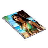 Lemurian Woman Notebook Notizblock (Rechte Seite)