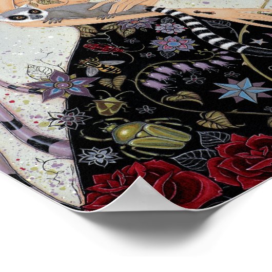 Lemuridea Print Poster (Ecke)