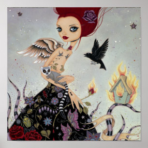 Lemuridea Print Poster