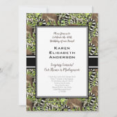 Lemurs Madagaskar-Jungle-Party Einladung (Vorderseite)