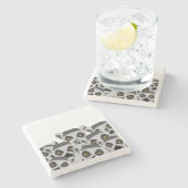 Lemurs Stone Untersetzer (Seitenansicht)