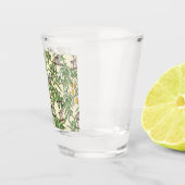 Lemurs und Zweige Mango seamless Pattern   Schnapsglas (Rechts)