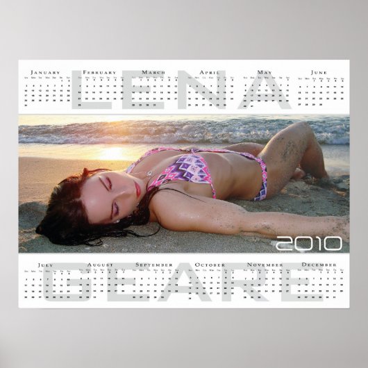 Lena-Kalender 2010 Poster (Vorne)