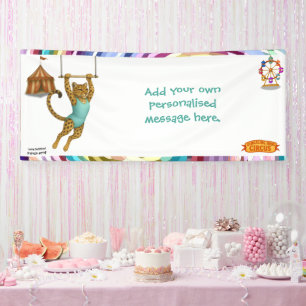 Lena Leopard Trapezartistin Banner