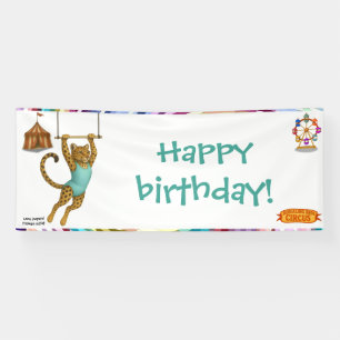 Lena Leopard Trapezartistin Banner